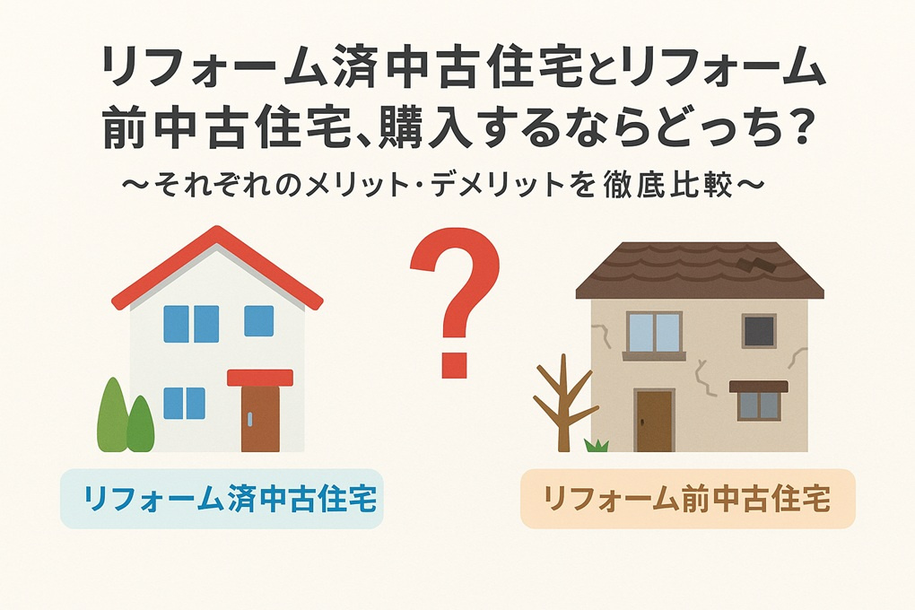 リフォーム済中古住宅とリフォーム前中古住宅、購入するならどっ...の画像