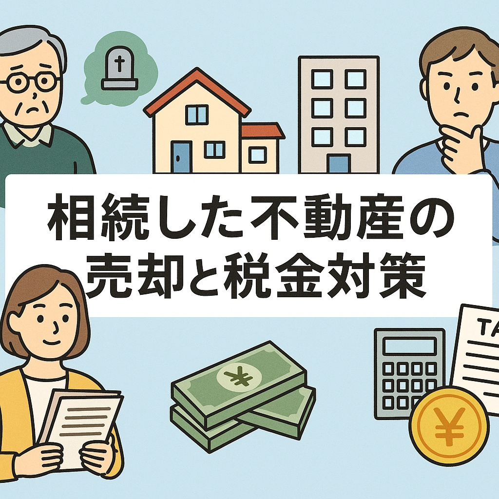 相続した不動産の売却と税金対策の画像