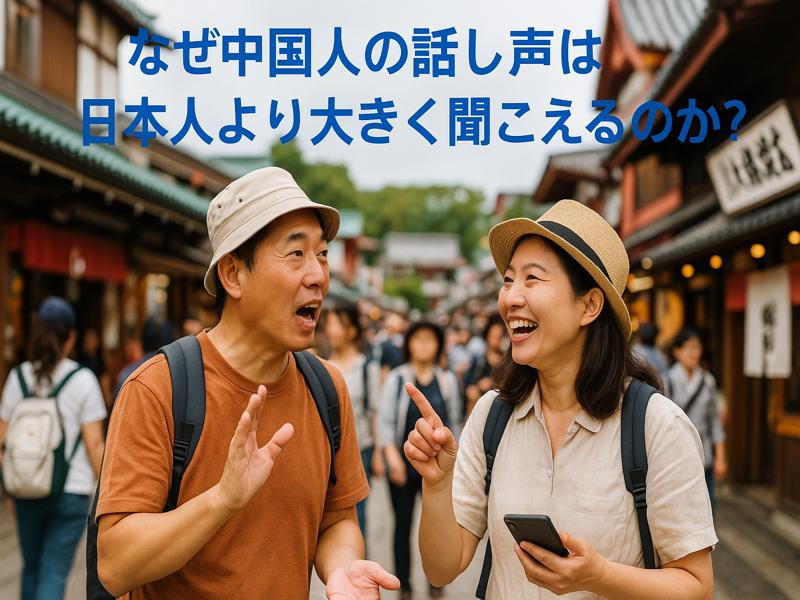 なぜ中国人の話し声は日本人より大きく聞こえるのか？の画像