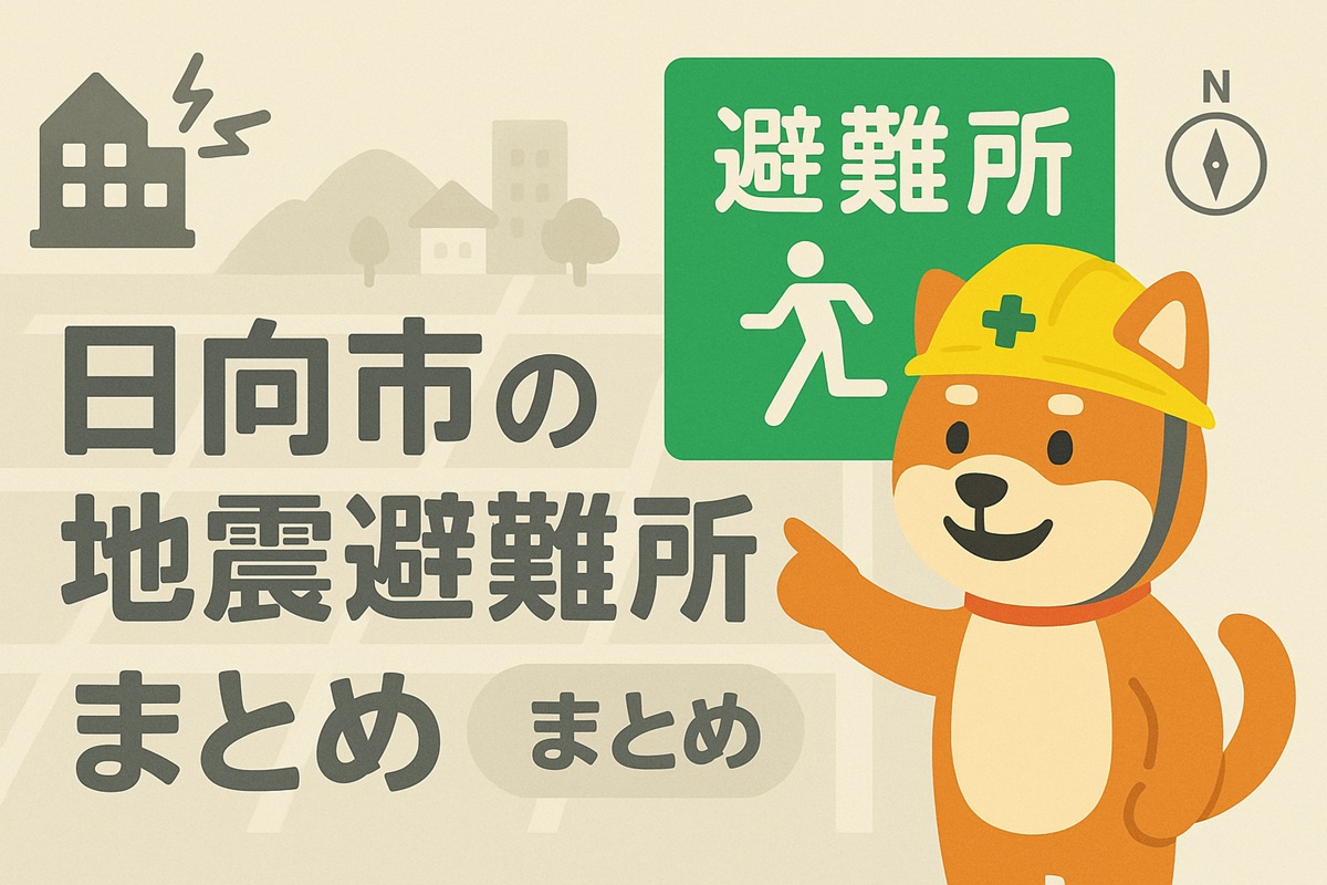 【保存版】日向市の地震避難所まとめ｜賃貸物件探しの前に知って...の画像