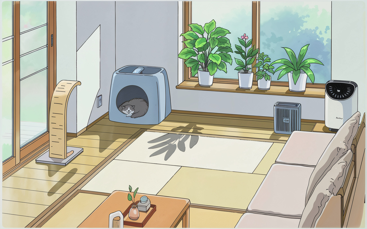 猫のトイレ臭や湿気が気になる梅雨の季節に困っていませんか？対...の画像