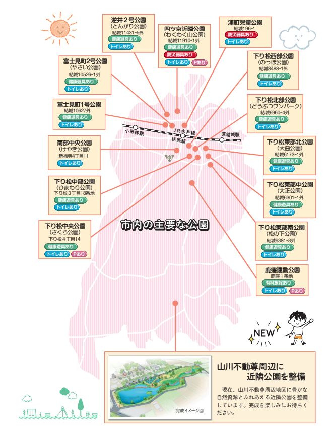結城市は公園天国！？家族で楽しめる“住みやすさ”を体感しよう...の画像