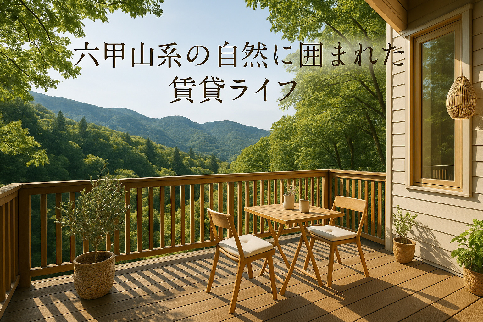【六甲山系の自然に囲まれた賃貸ライフ】の画像