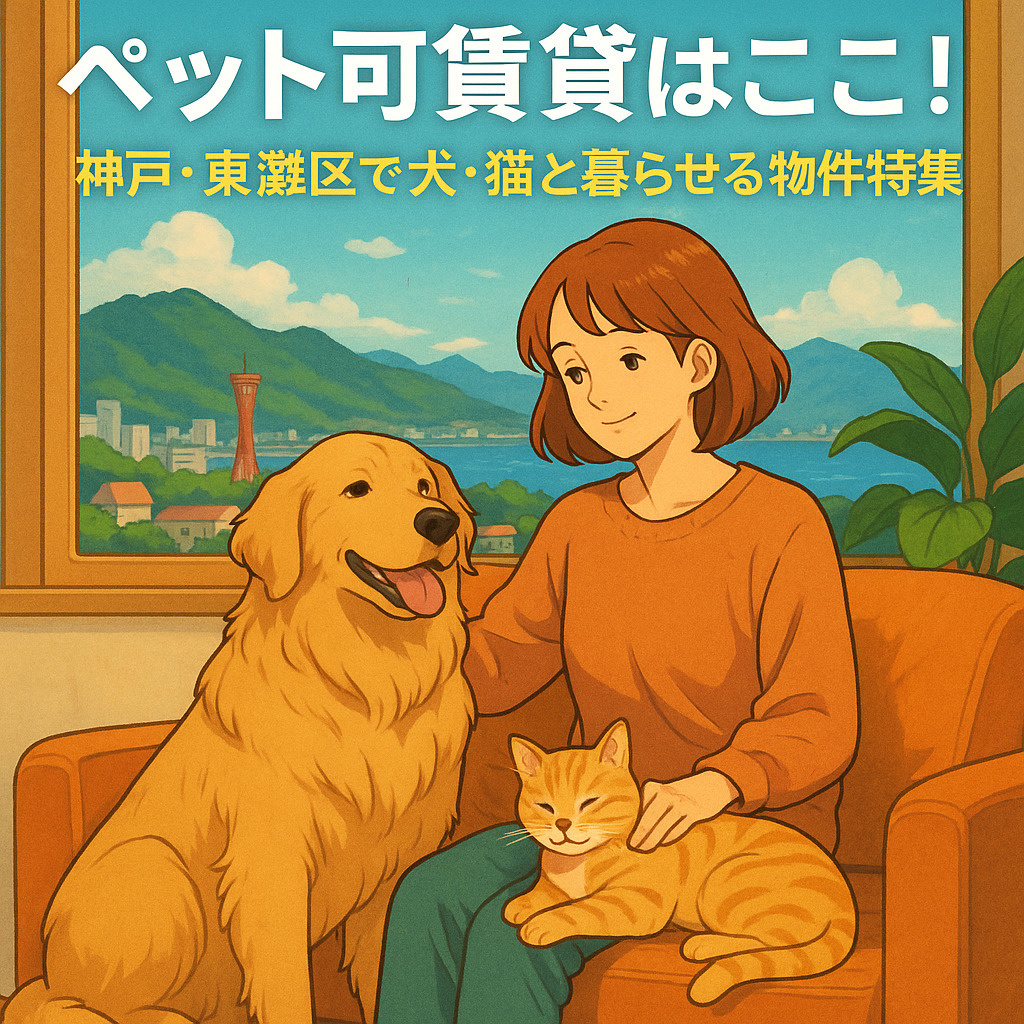 なぜ今「東灘区のペット可物件」が人気？けれど、実は“極めて少...の画像