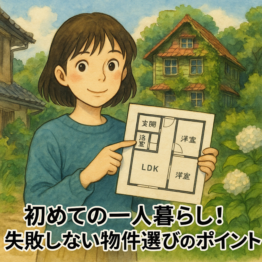 初めての一人暮らし！失敗しない物件選びの5つのポイントの画像