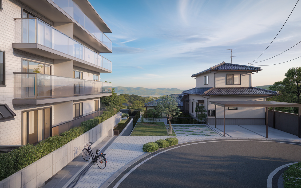 静岡市で中古マンションと戸建てを比較したい方必見！選び方や違...の画像