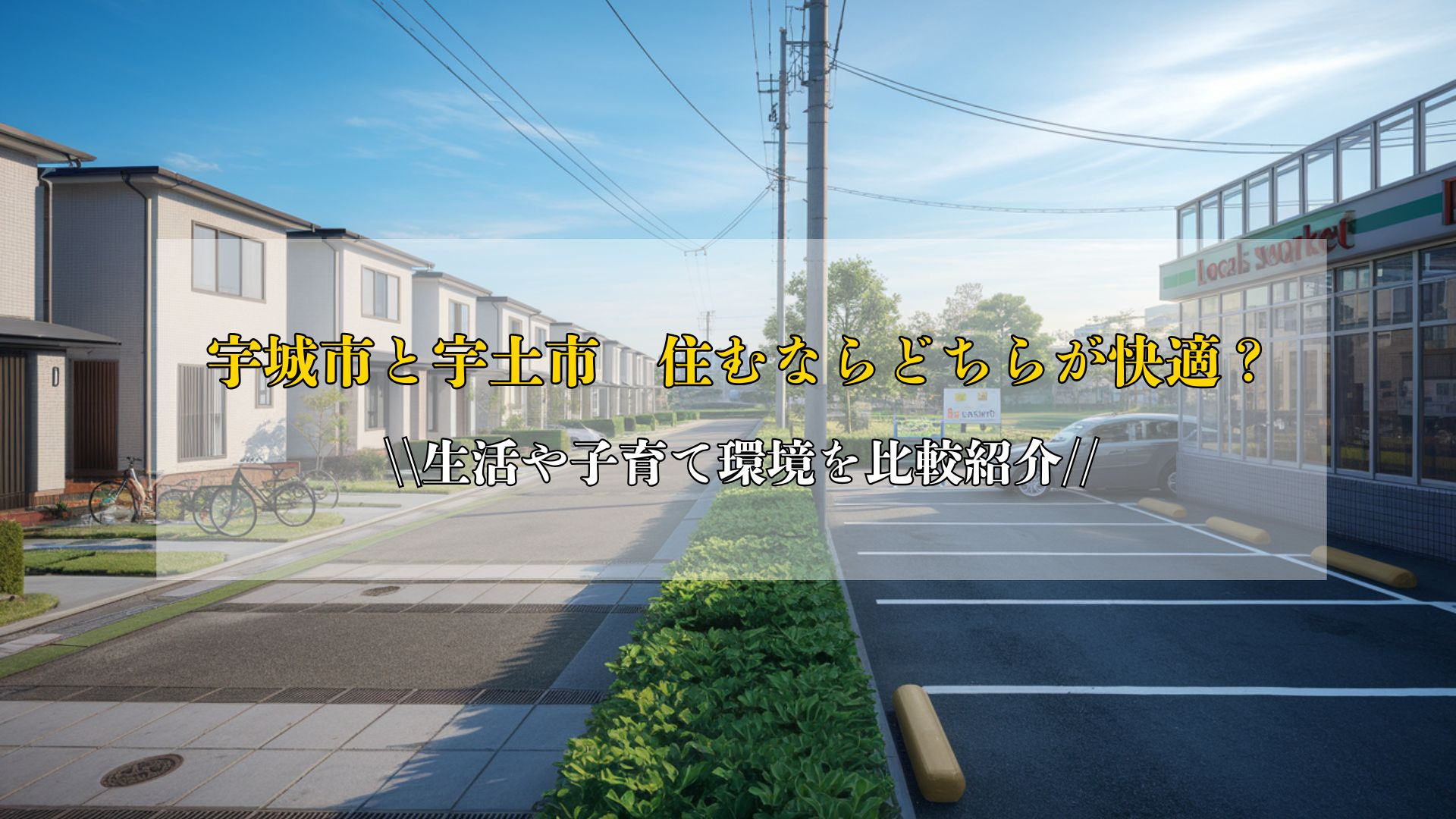 宇城市と宇土市住むならどちらが快適？生活や子育て環境を比較紹...の画像