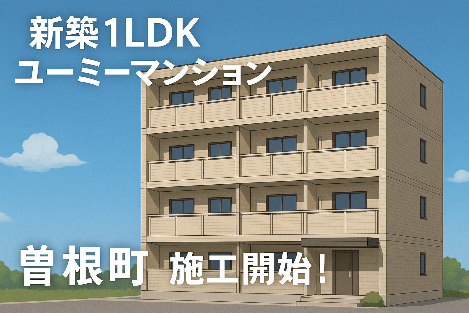 【日向市曽根町】新築1LDK｜ユーミーマンション2025年9...の画像