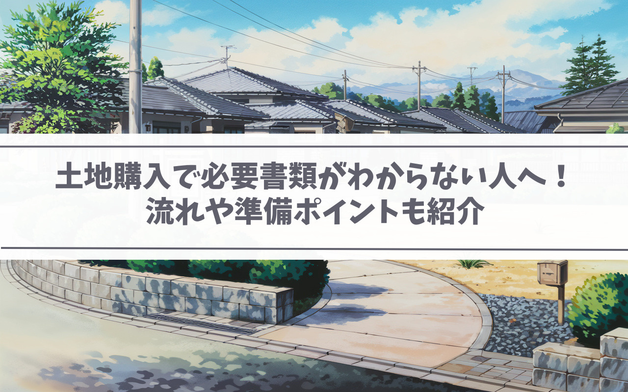 【2025年】土地購入で必要書類がわからない人へ！流れや準備...の画像