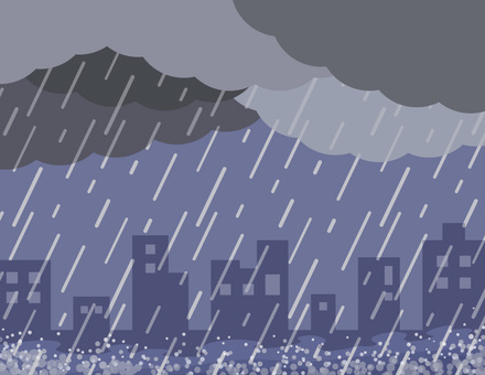 集中豪雨の画像