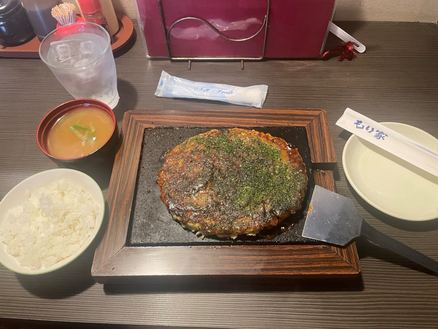 【六甲道ランチ】お好み焼き「もり家」の定食がうまい！コスパ・...の画像