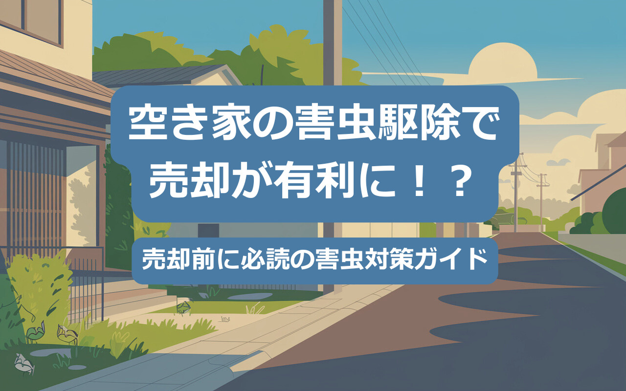 【空き家管理】害虫駆除を徹底解説！発生原因から効果的な対策や...の画像