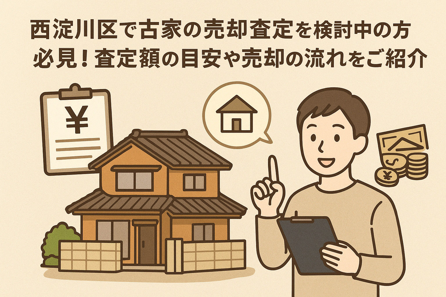 西淀川区で古家の売却査定を検討中の方必見！査定額の目安や売却...の画像