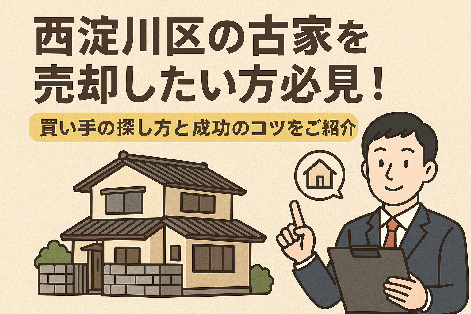 西淀川区の古家を売却したい方必見！買い手の探し方と成功のコツ...の画像