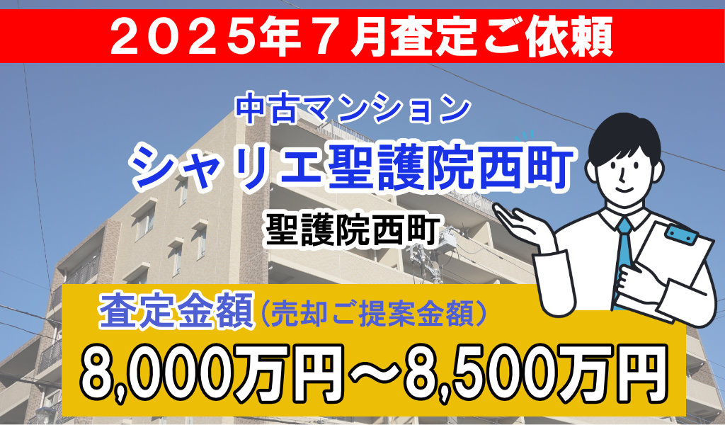 シャリエ聖護院西町の売却査定ご依頼をいただきました！の画像