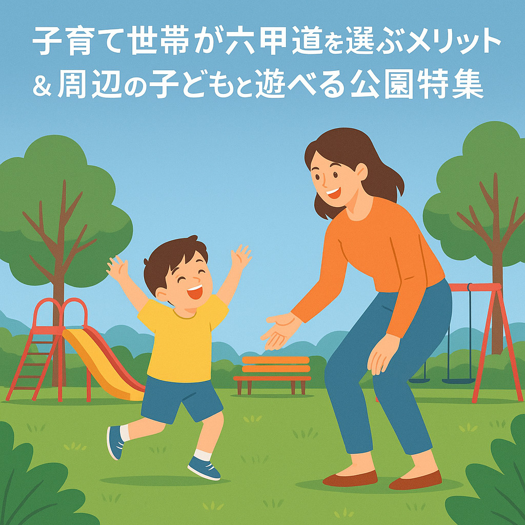 ‍‍‍ 子育て世帯が六甲道を選ぶメリット＆周辺の子どもと遊べ...の画像