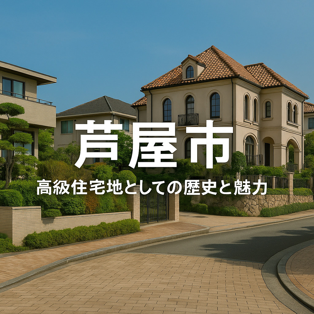 芦屋市の歴史と住宅地ブランド —— 高級住宅地としての魅力と...の画像