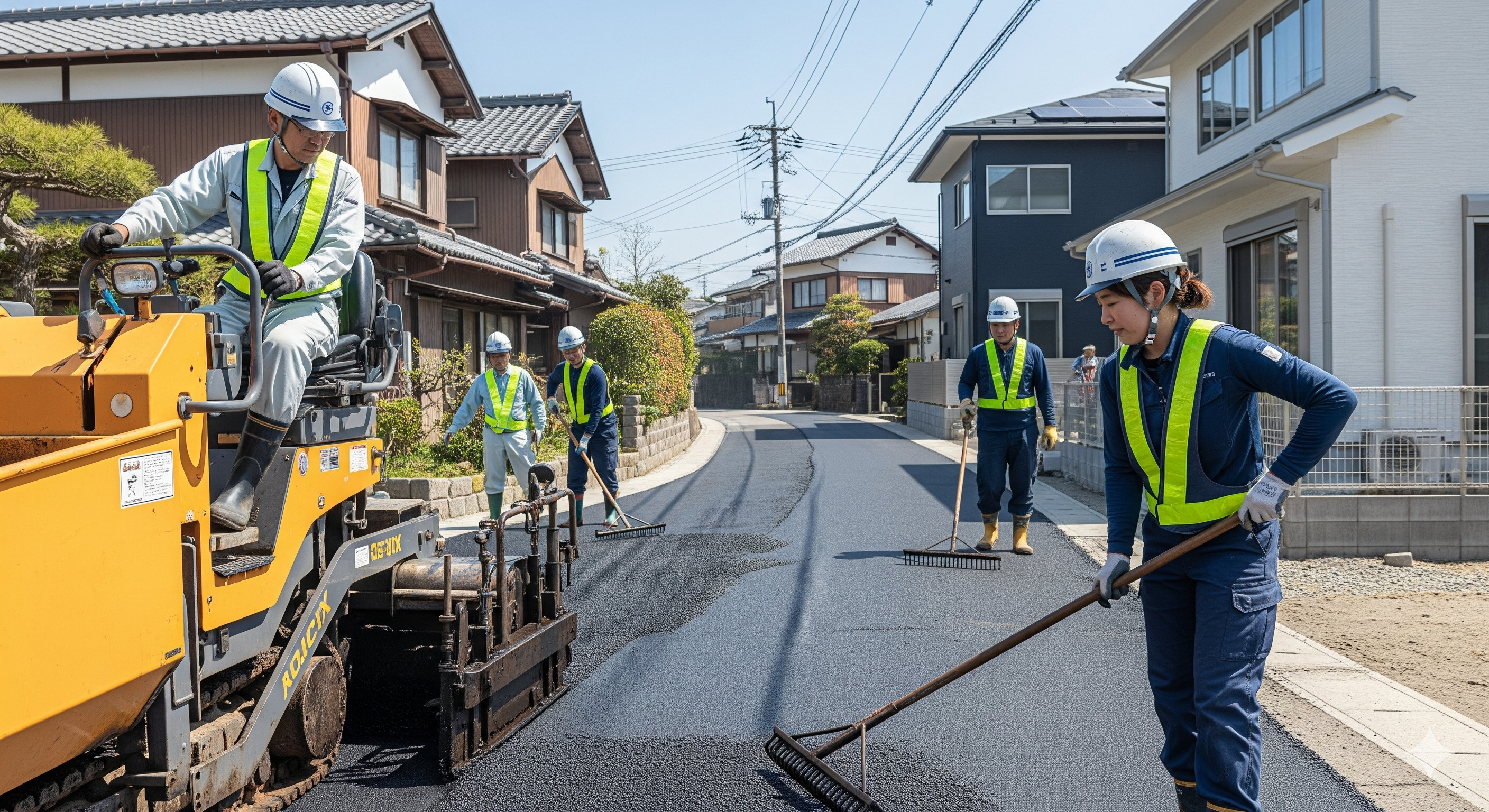 持合いの私道をアスファルト舗装をしたい。近隣の同意はどこまで...の画像