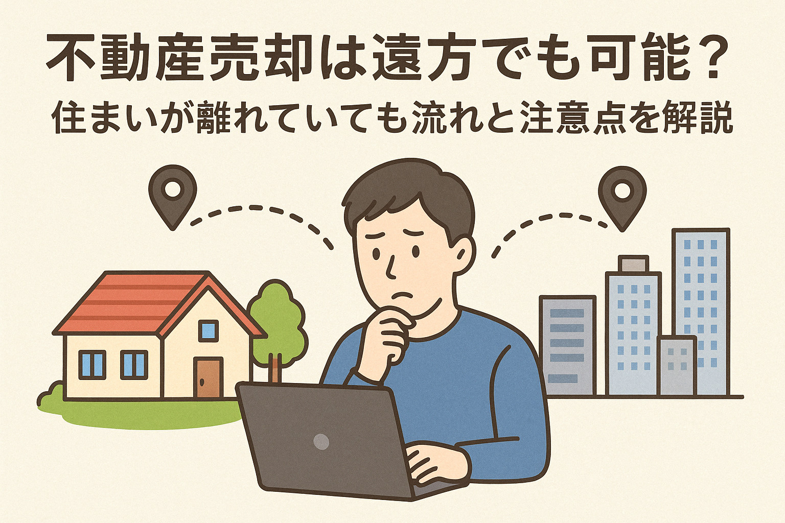 西淀川区の不動産売却は遠方でも可能？住まいが離れていても流れ...の画像