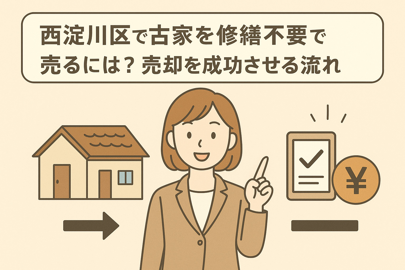 西淀川区で古家を修繕不要で売るには？売却を成功させる流れも紹...の画像