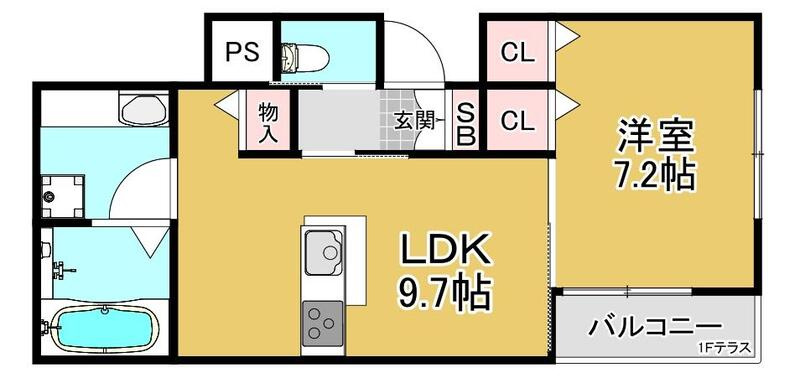 【六甲エリア・灘区】グランディール六甲曽和 201号室｜Wi...の画像
