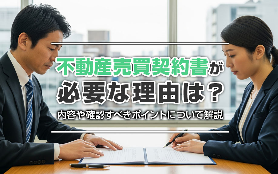 不動産売買契約書が必要な理由は？内容や確認すべきポイントにつ...の画像