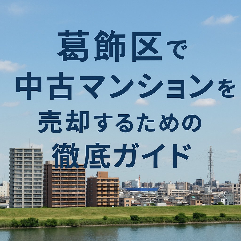 【完全版】葛飾区で中古マンションを売却するための徹底ガイド ...の画像