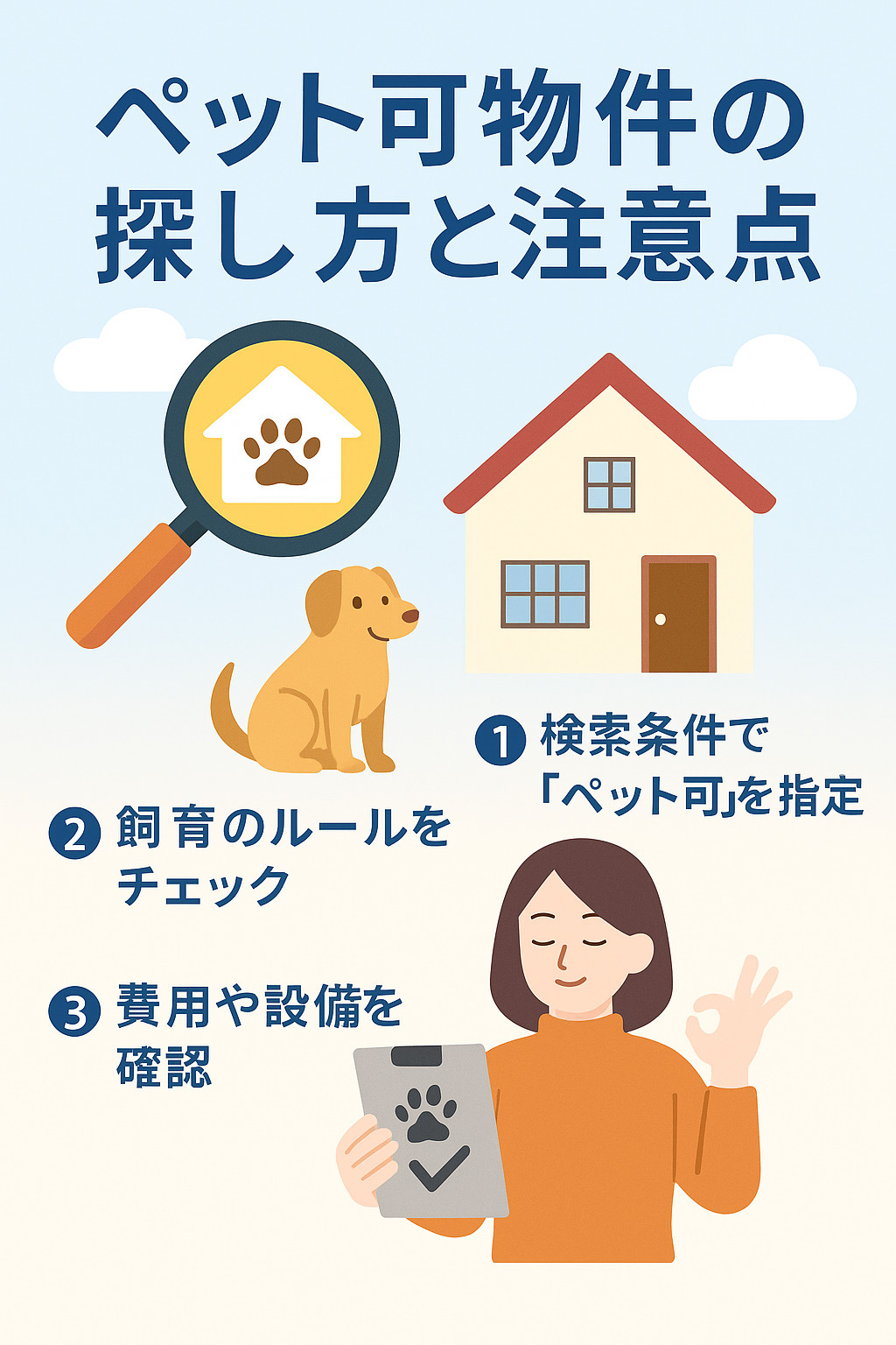 「株式会社エステートなごみが解説！ペット可物件の探し方と注意...の画像