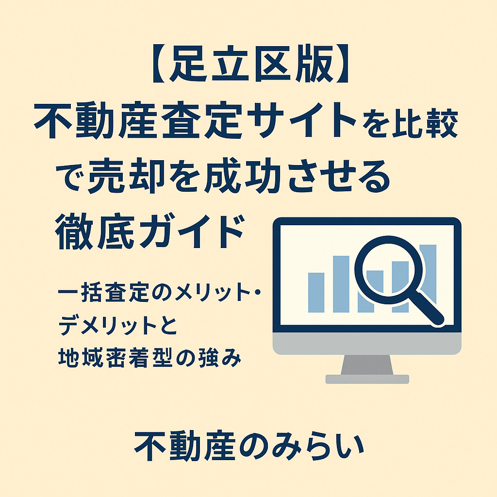 【足立区版】不動産査定サイトを比較して売却を成功させる徹底ガ...の画像
