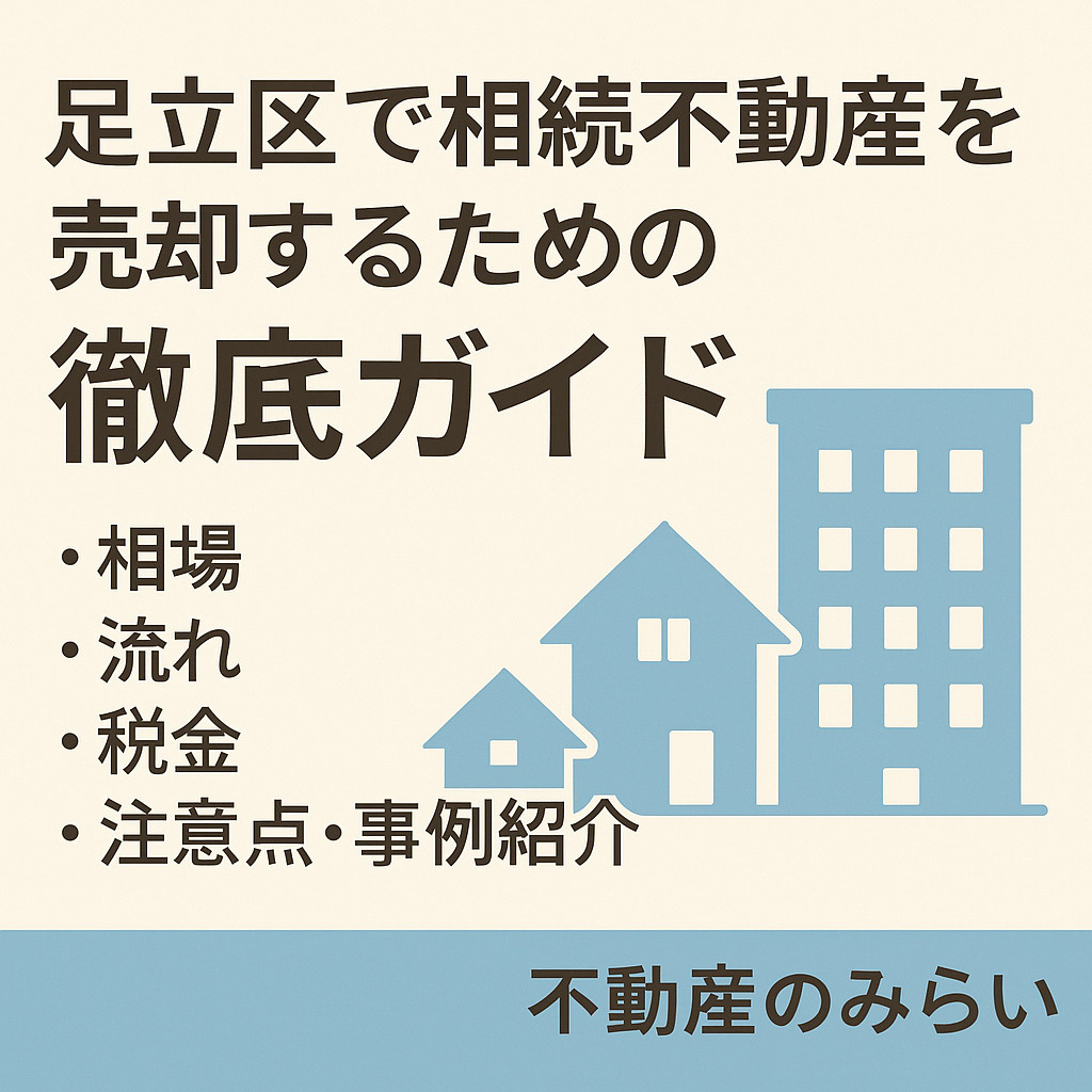 【足立区版】相続不動産を売却するための徹底ガイド  〜相場・...の画像