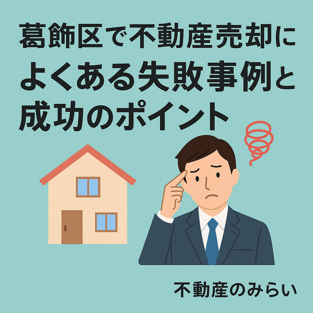 【葛飾区版】不動産売却でよくある失敗事例と成功のポイント  ...の画像