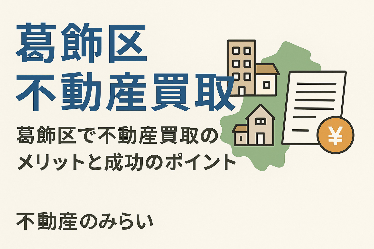 【葛飾区版】不動産買取のメリットと成功のポイント 〜仲介では...の画像