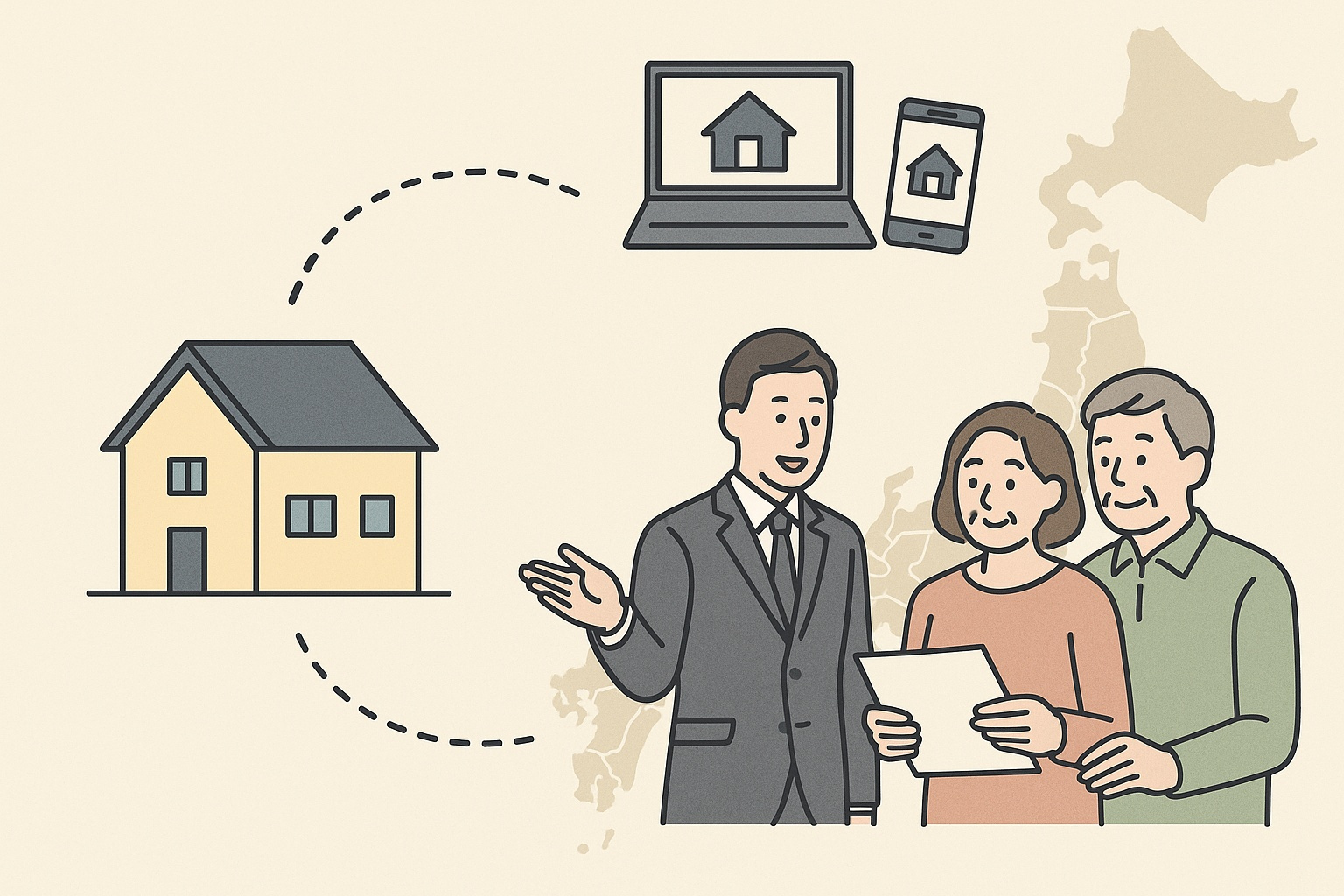 遠方の相続物件をスムーズに売却する方法の画像