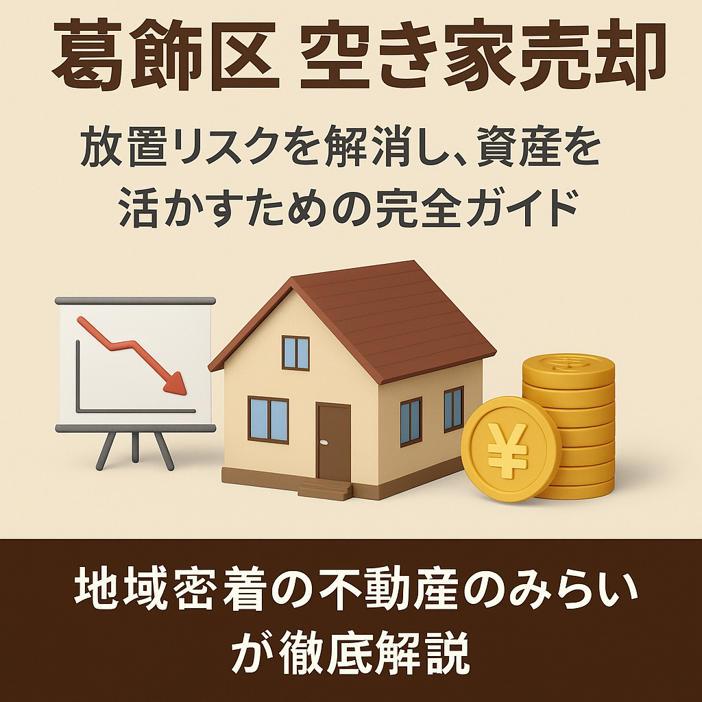 【葛飾区 空き家売却】放置リスクを解消し、資産を活かすための...の画像