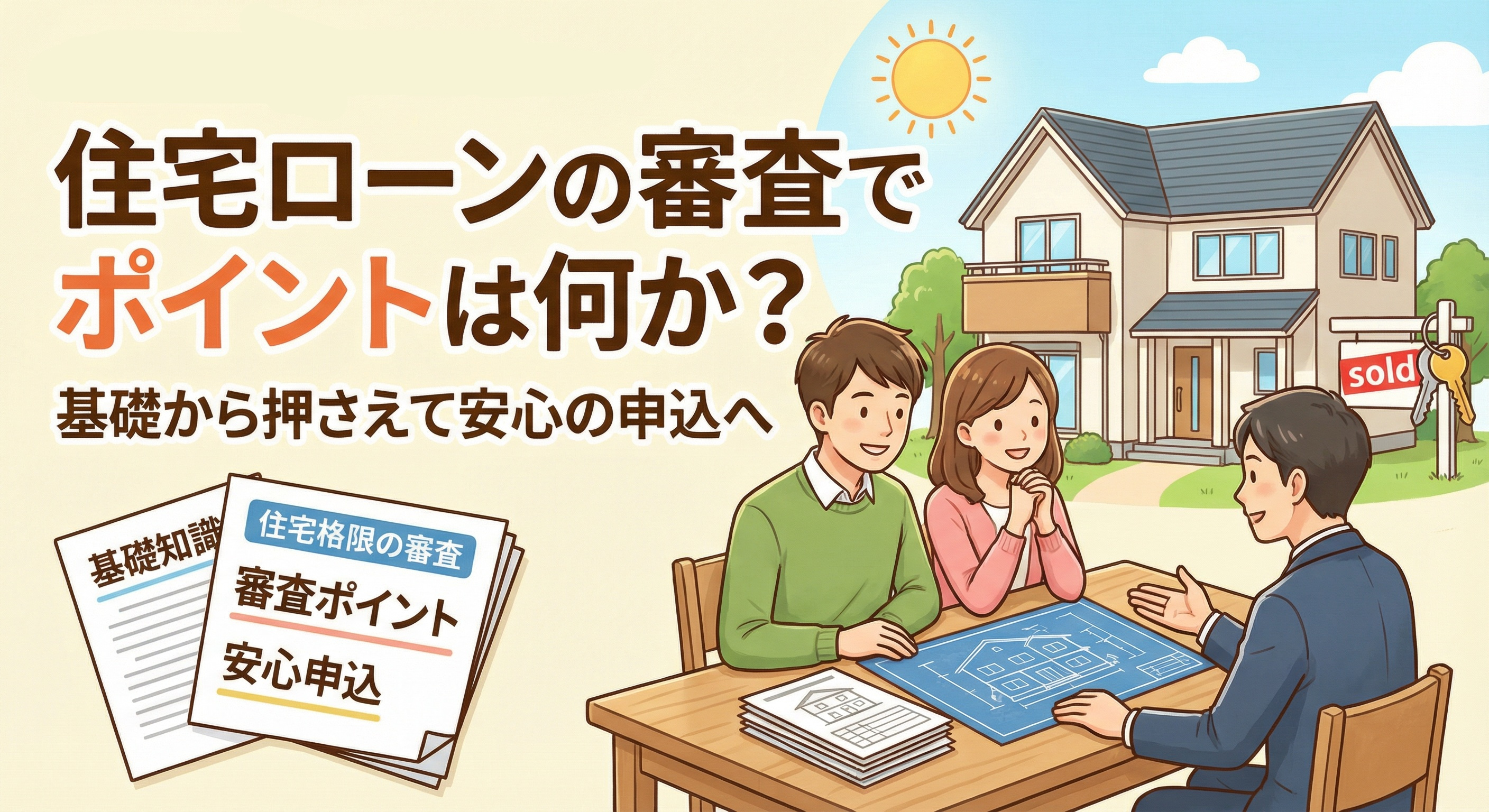住宅ローンの審査でポイントは何か？基礎から押さえて安心の申込...の画像