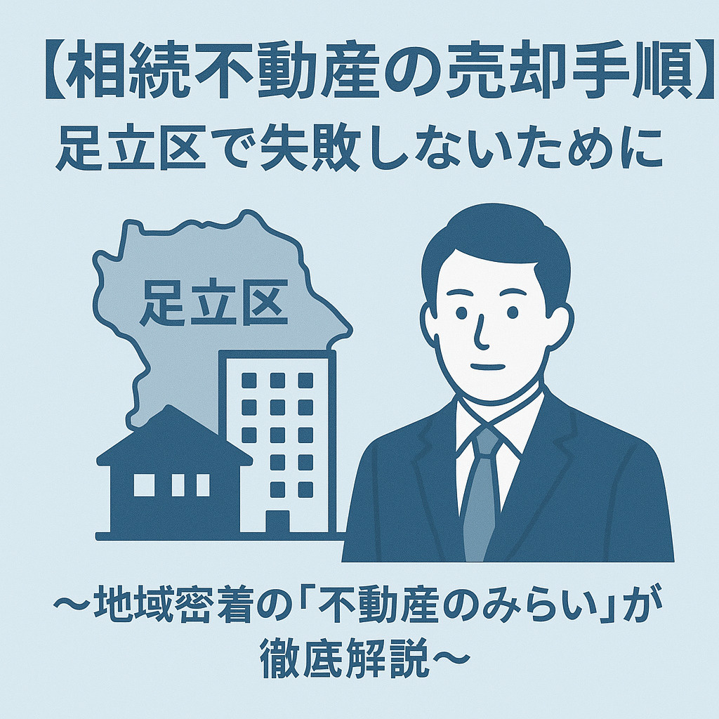 【相続不動産の売却手順】足立区で失敗しないために 〜地域密着...の画像