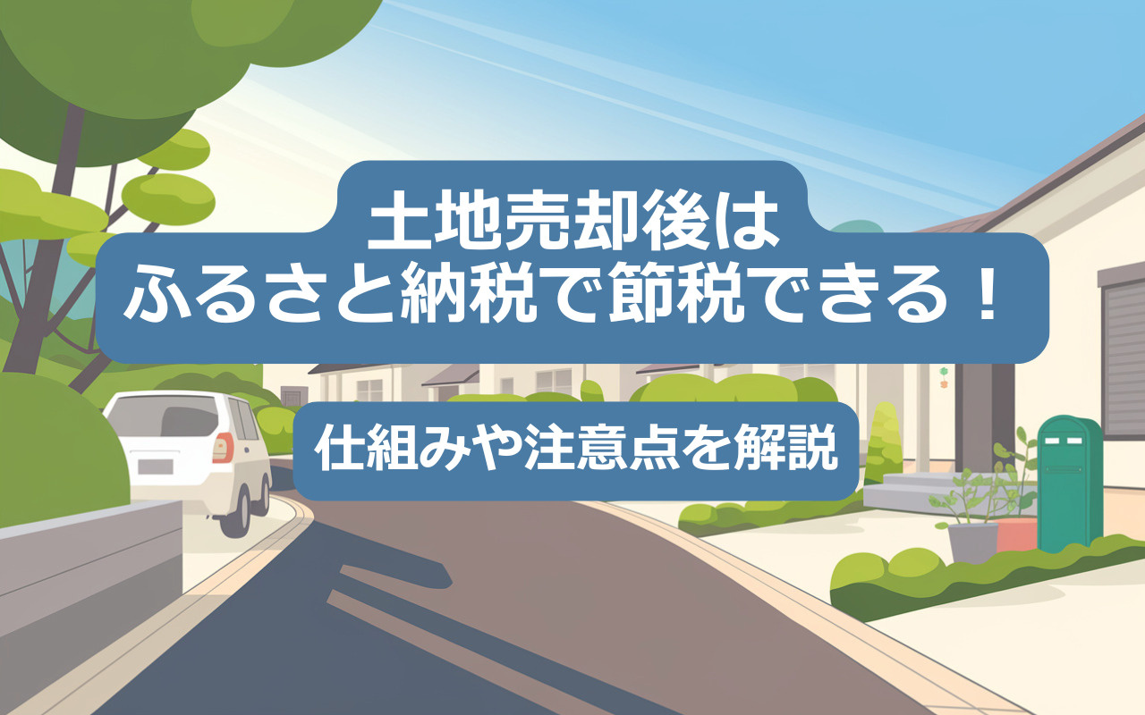【2025年】土地売却後はふるさと納税で節税できる！仕組みや...の画像