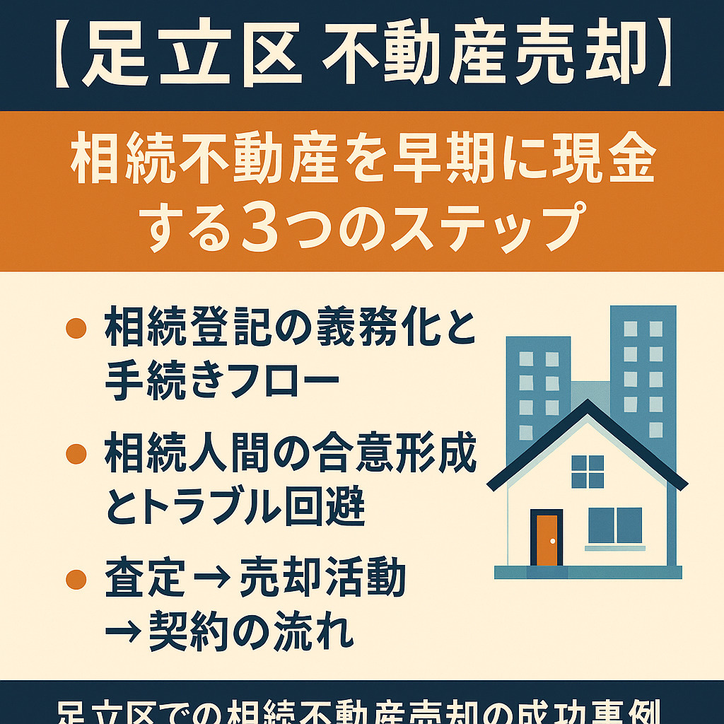 【足立区 中古マンション売却】築年数が古くても高く売るための...の画像