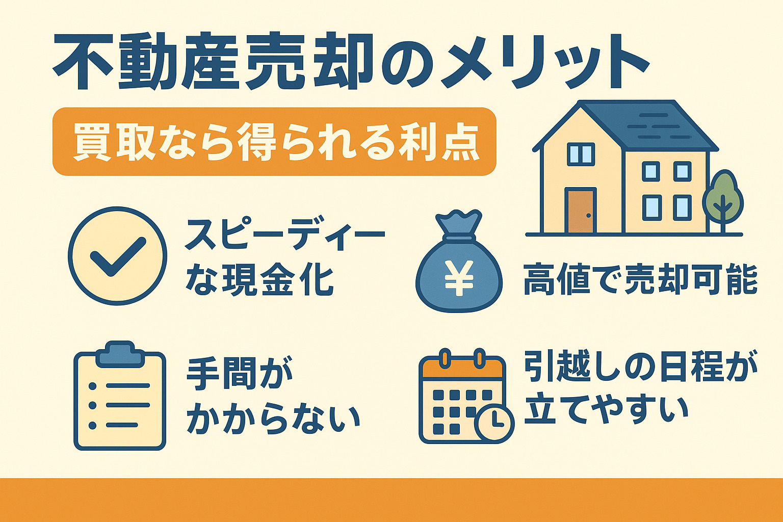 不動産売却のメリットは何か知っていますか？買取なら得られる利...の画像