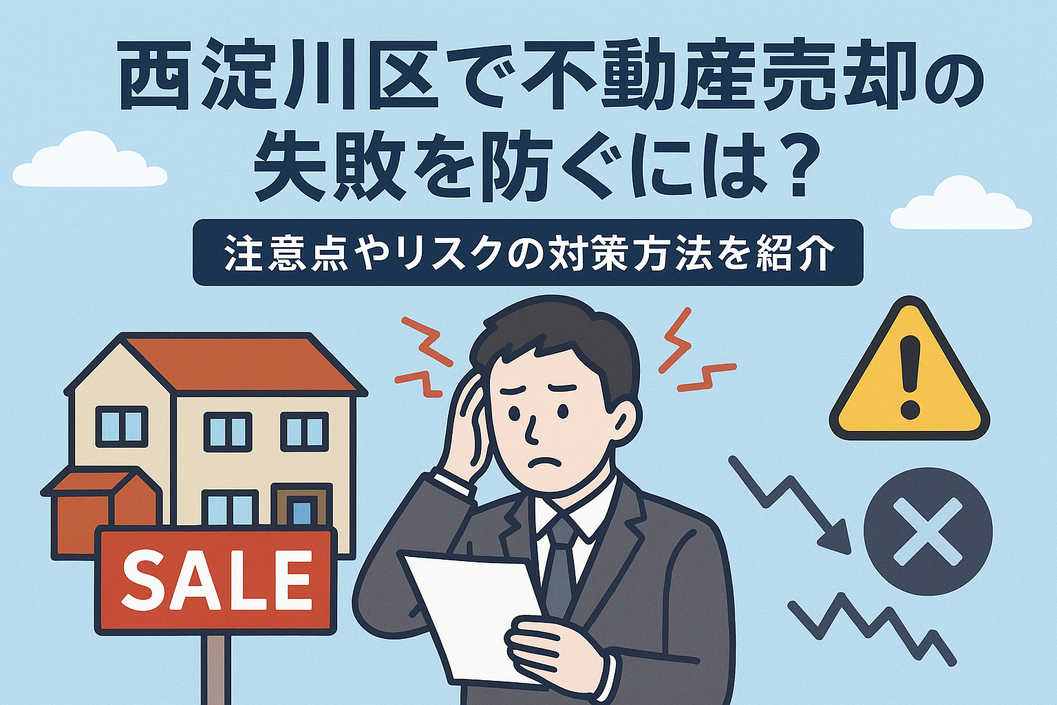 西淀川区で不動産売却の失敗を防ぐには？注意点やリスクの対策方...の画像