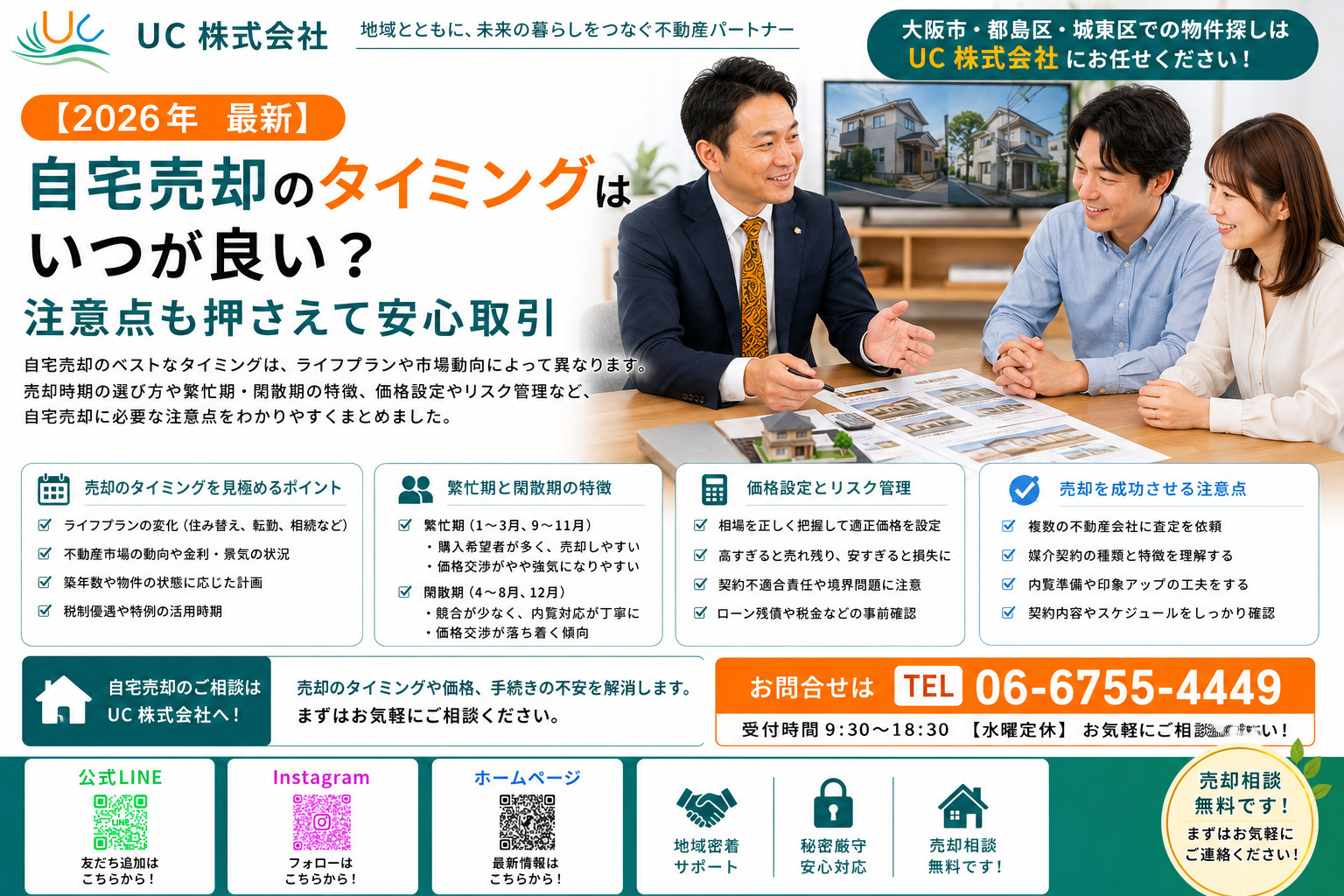 【2026年　最新】自宅売却のタイミングはいつが良い？注意点...の画像