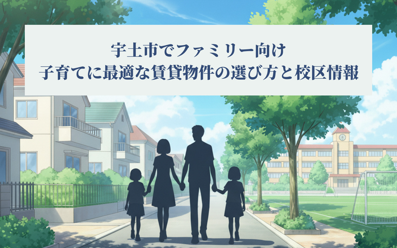 宇土市でファミリー向け｜子育てに最適な賃貸物件の選び方と校区...の画像