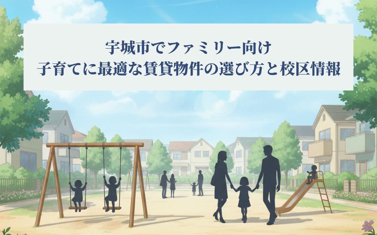 宇城市でファミリー向け｜子育てに最適な賃貸物件の選び方と校区...の画像