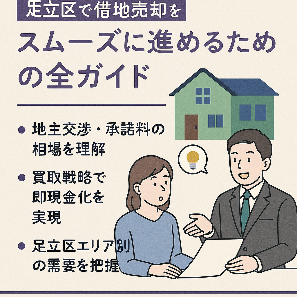 借地の売却・買取における足立区特有の背景と課題の画像