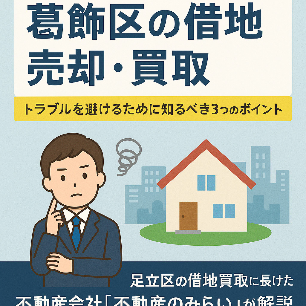 葛飾区で借地権の売却・買取依頼する際に押さえておくべきポイン...の画像