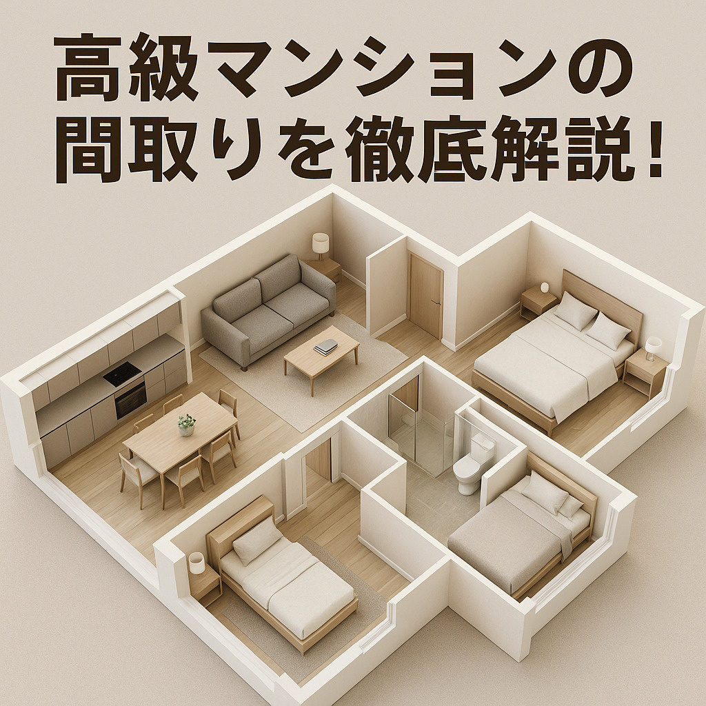 高級マンションの間取りを徹底解説！ライフスタイルに合わせた選...の画像