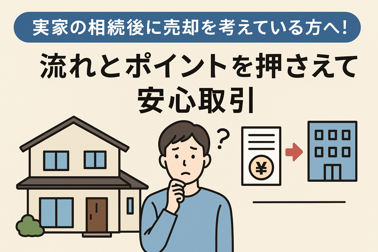 実家の相続後に売却を考えている方へ！流れとポイントを押さえて...の画像