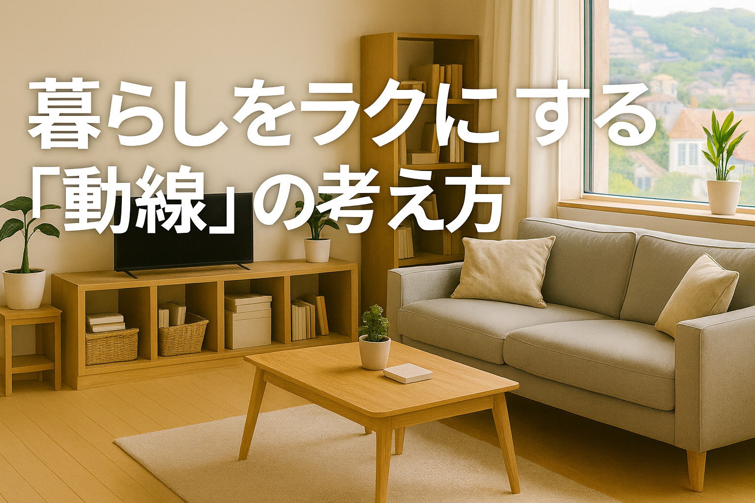 暮らしをラクにする“動線”の考え方。宝塚の小さな部屋で試して...の画像