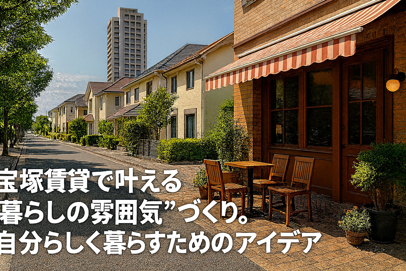 宝塚賃貸で叶える“暮らしの雰囲気”づくり。自分らしく暮らすた...の画像