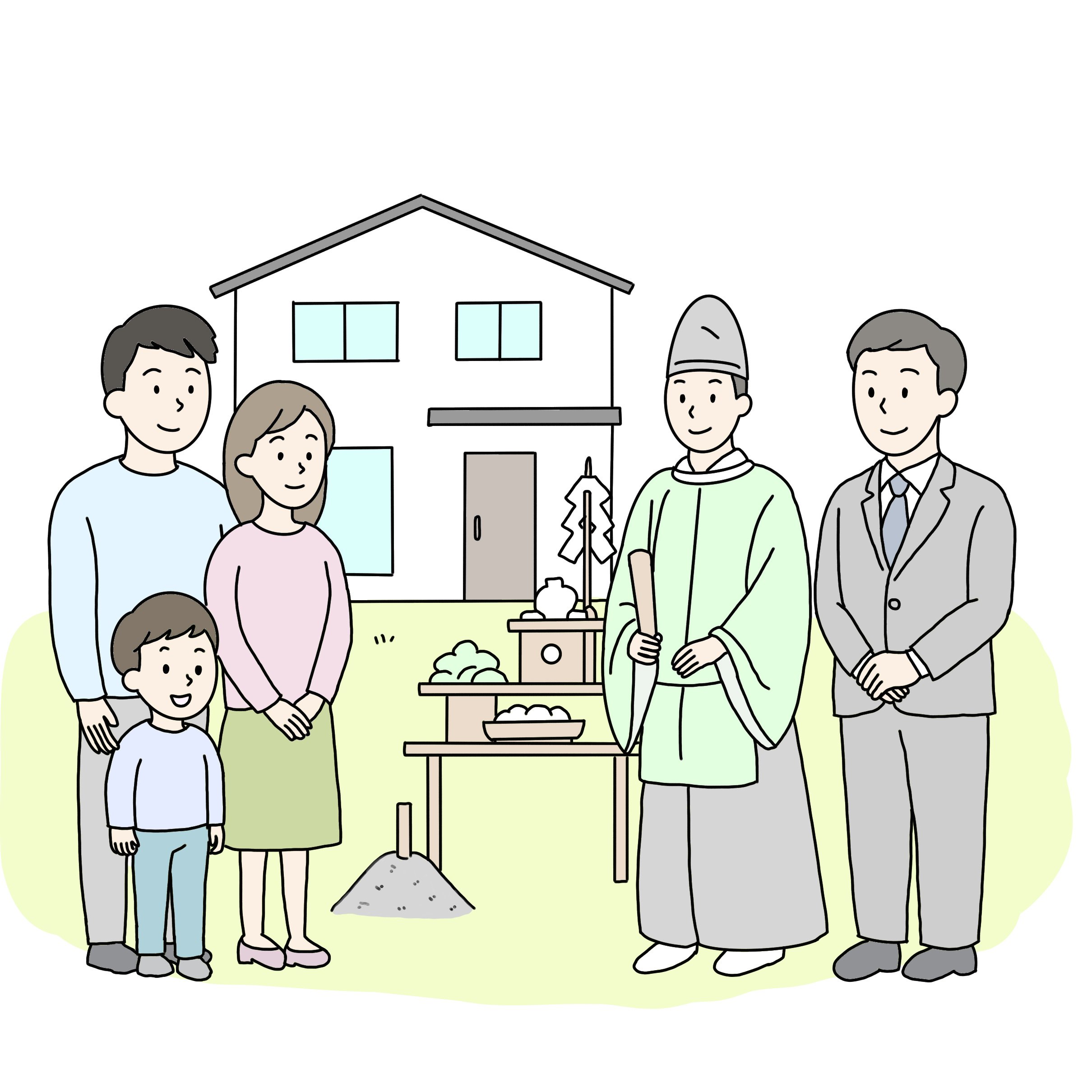 地鎮祭は必要か迷う方へ必見！住宅の新築で知っておきたい選択肢...の画像